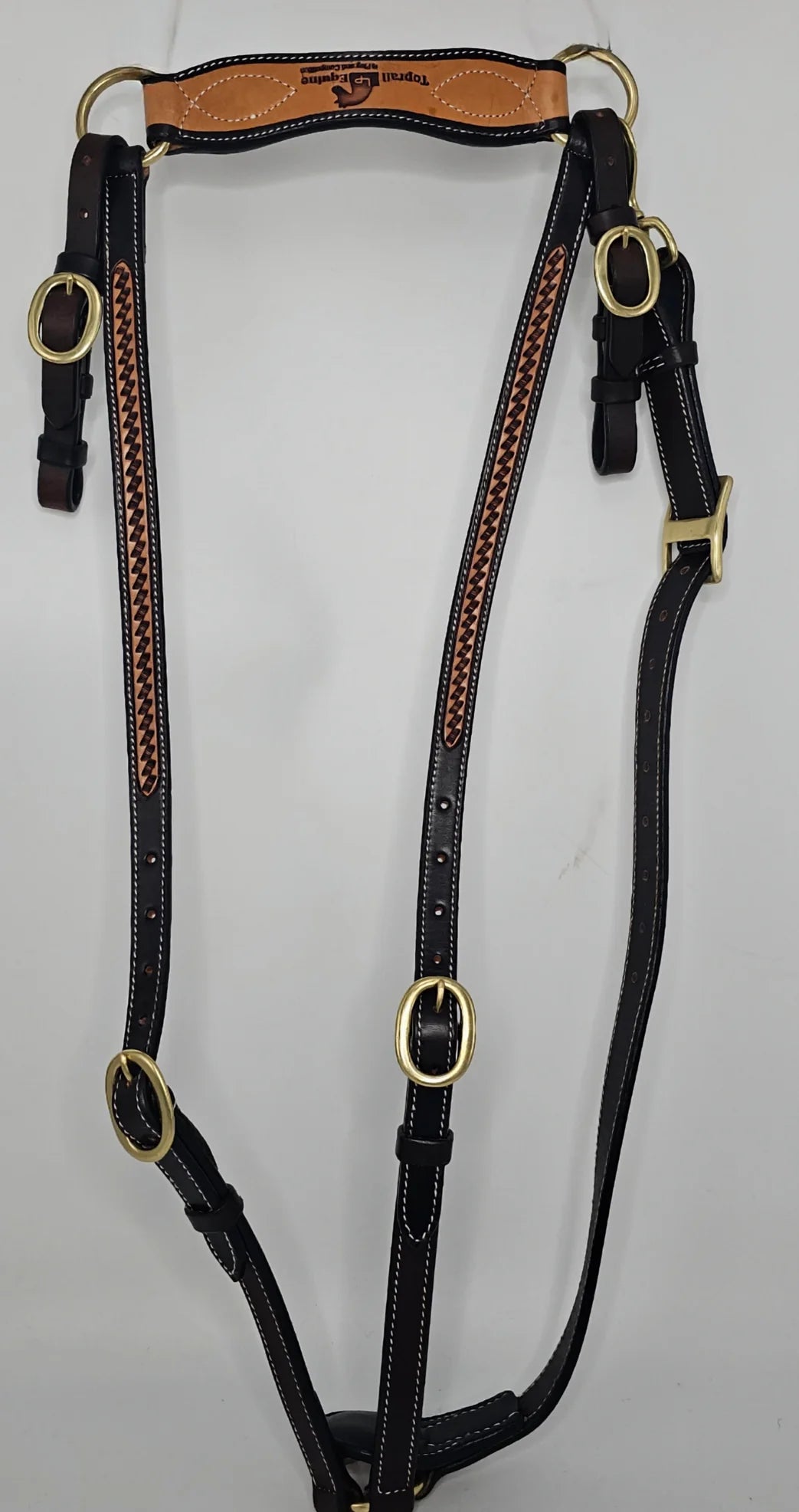 Toprail The Brigalow Stamped Show Breastplate