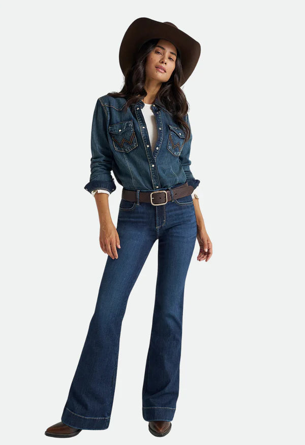 Wrangler Wms High Rise Trouser Bespoke