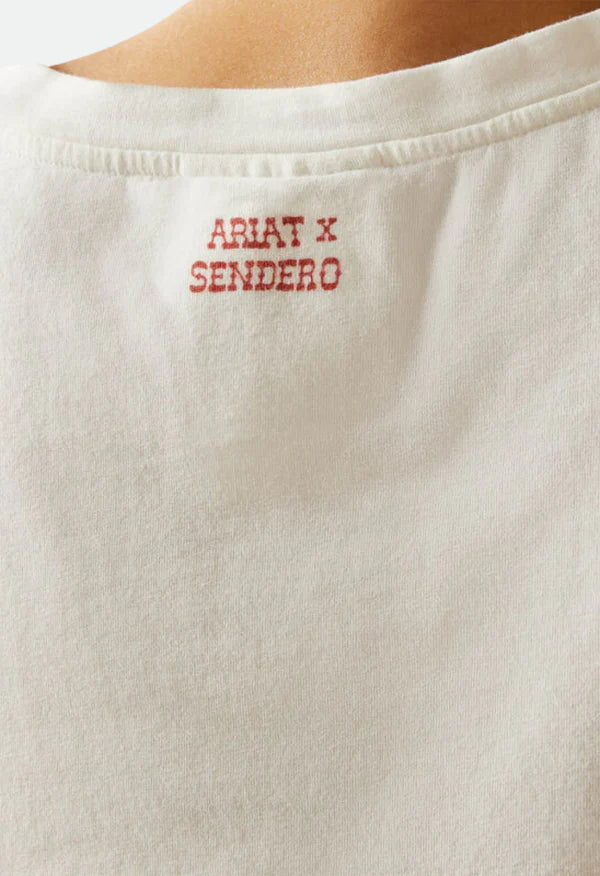 Ariat Wms Sendero Yeehaw SS Tee White