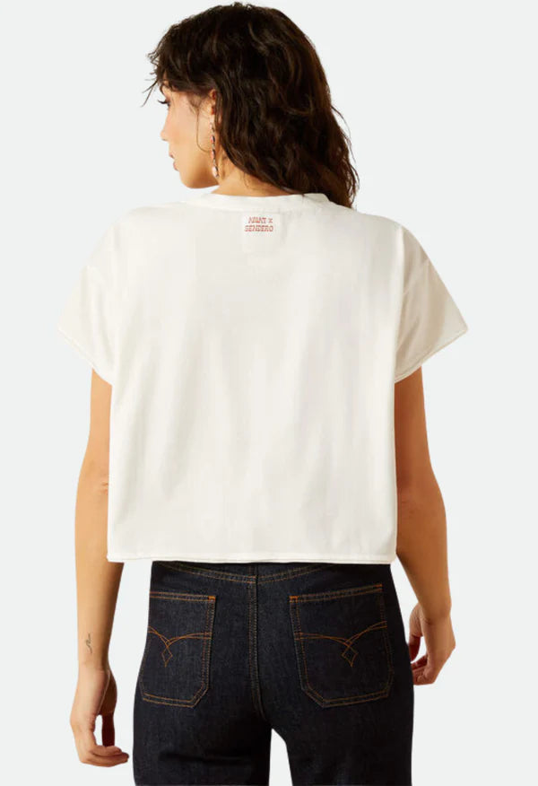 Ariat Wms Sendero Yeehaw SS Tee White