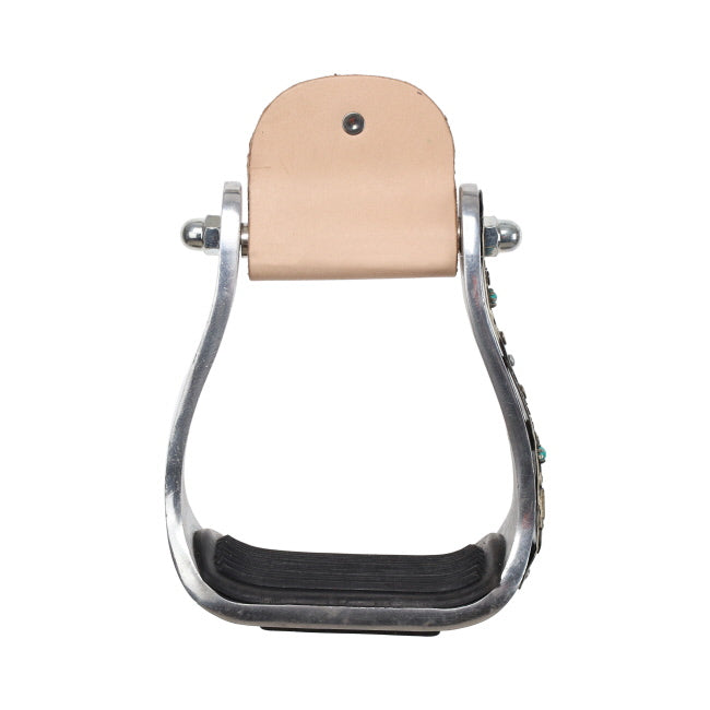 Showman Ironflower Aluminium Stirrups