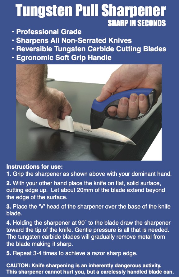 Sicut Pull Through Sharpener Tungsten Tip