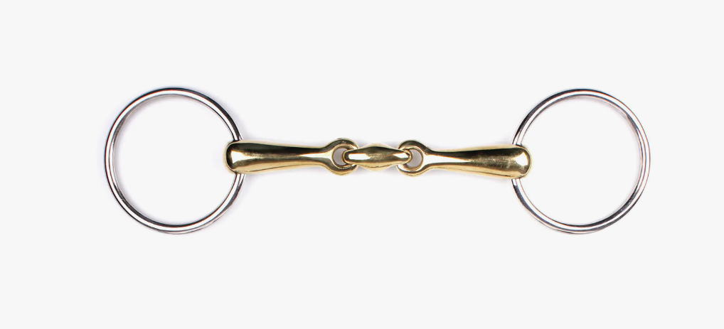 QHP Snaffle Bit Double Jointed