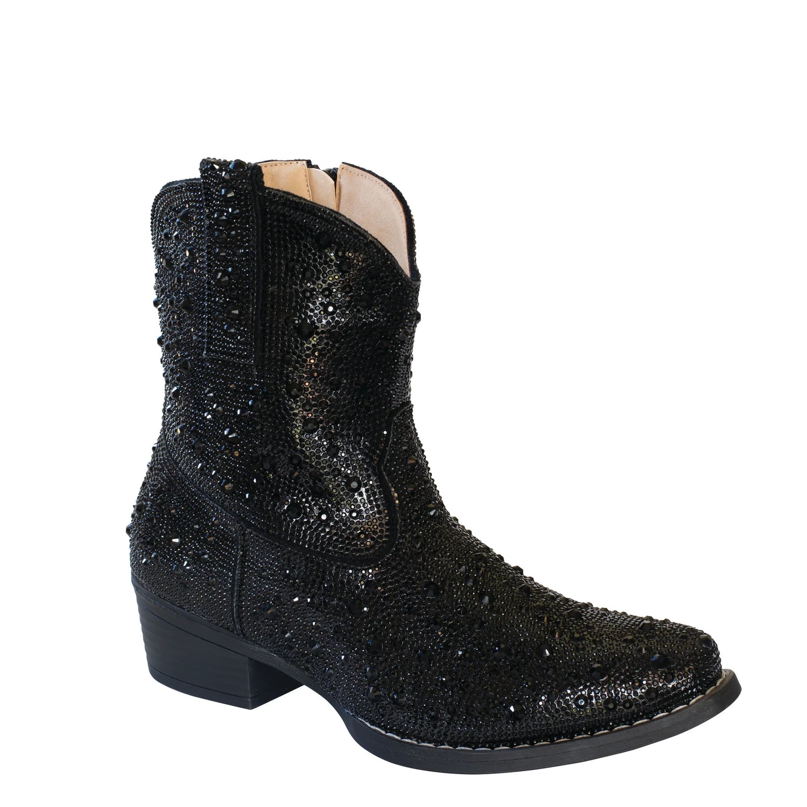 Roper Wms Shay Jewells Black Diamonties