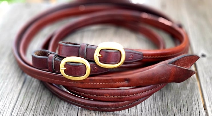 Toprail Soft Padded Split Show Reins