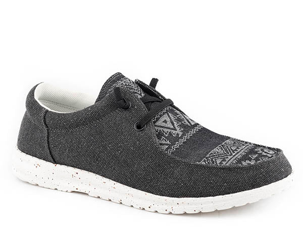 Roper Wms Hang Loose Black Aztec Print Canvas - Black Friday Sales