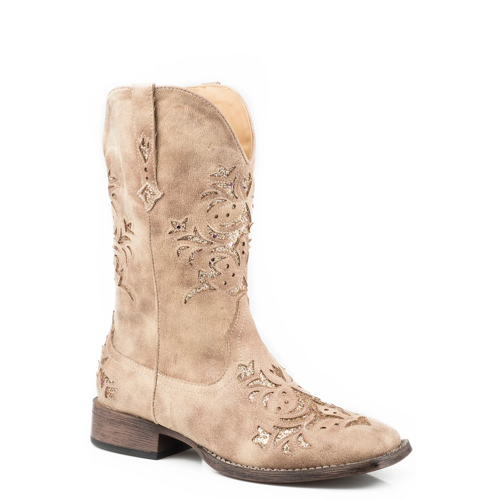Roper Wmns Kennedy Tan/Gold Underlay