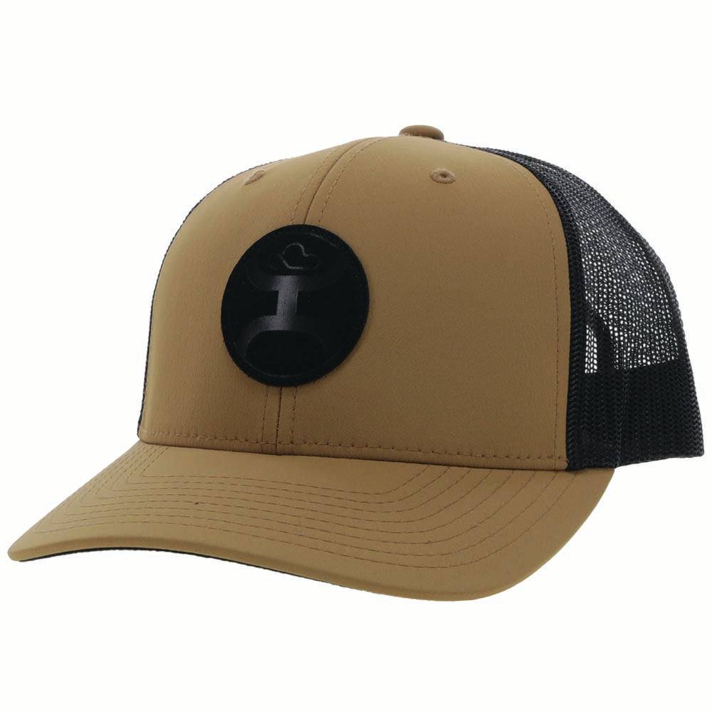 Hooey Blush Tan Black Trucker Cap
