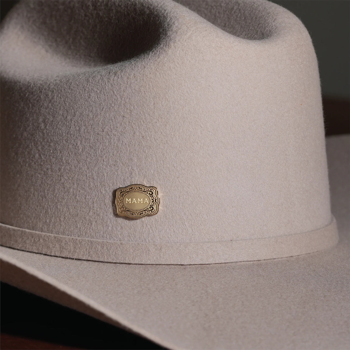 Spur West Mini Belt Buckle Hatpin - Mama
