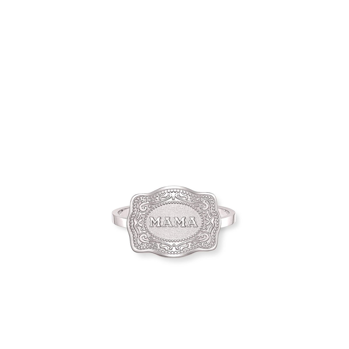 Spur West Mini Belt Buckle Ring - Mama