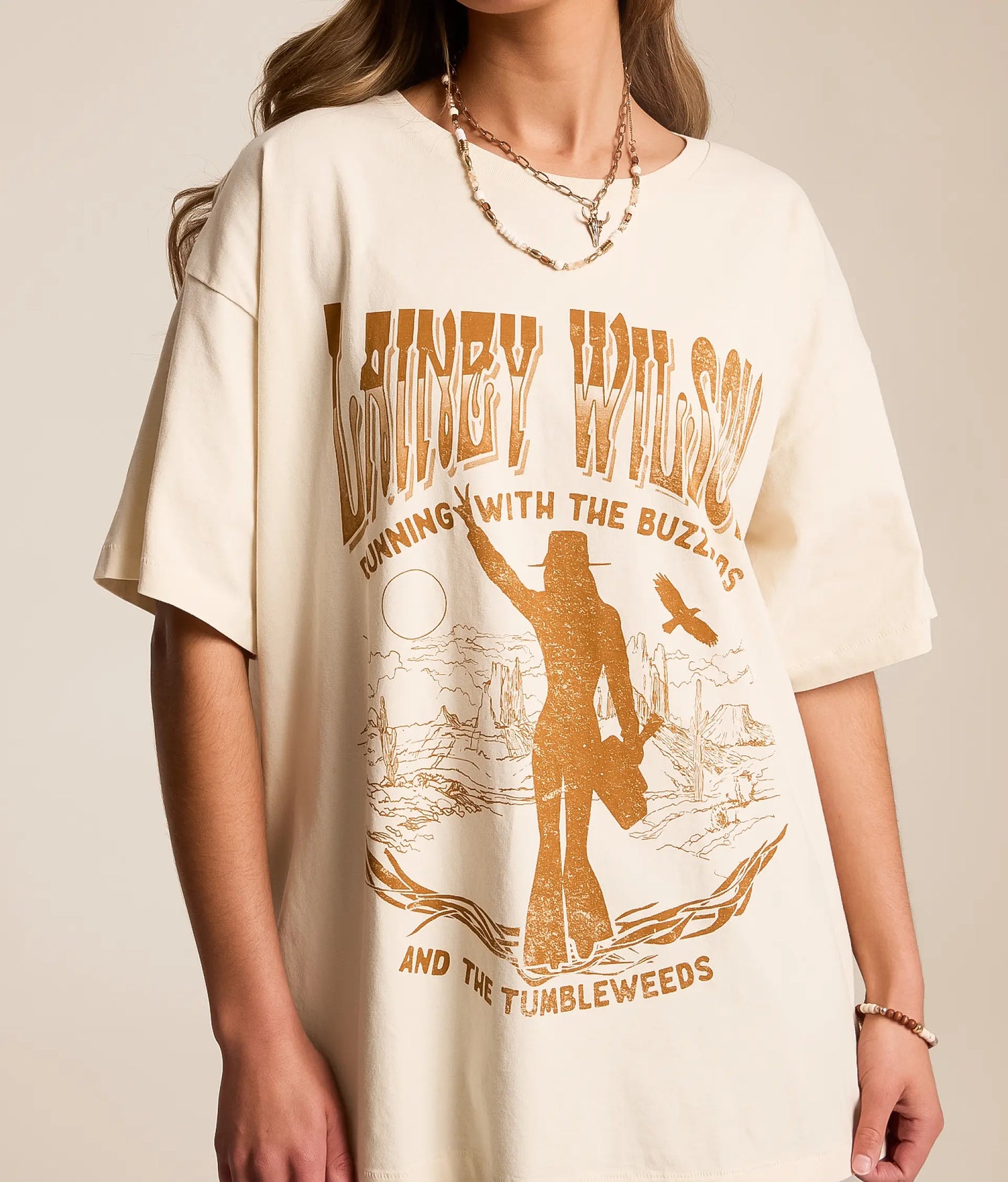 Wrangler X Lainey Wilson Wmns Buzzards SS Tee - EOFY Sale
