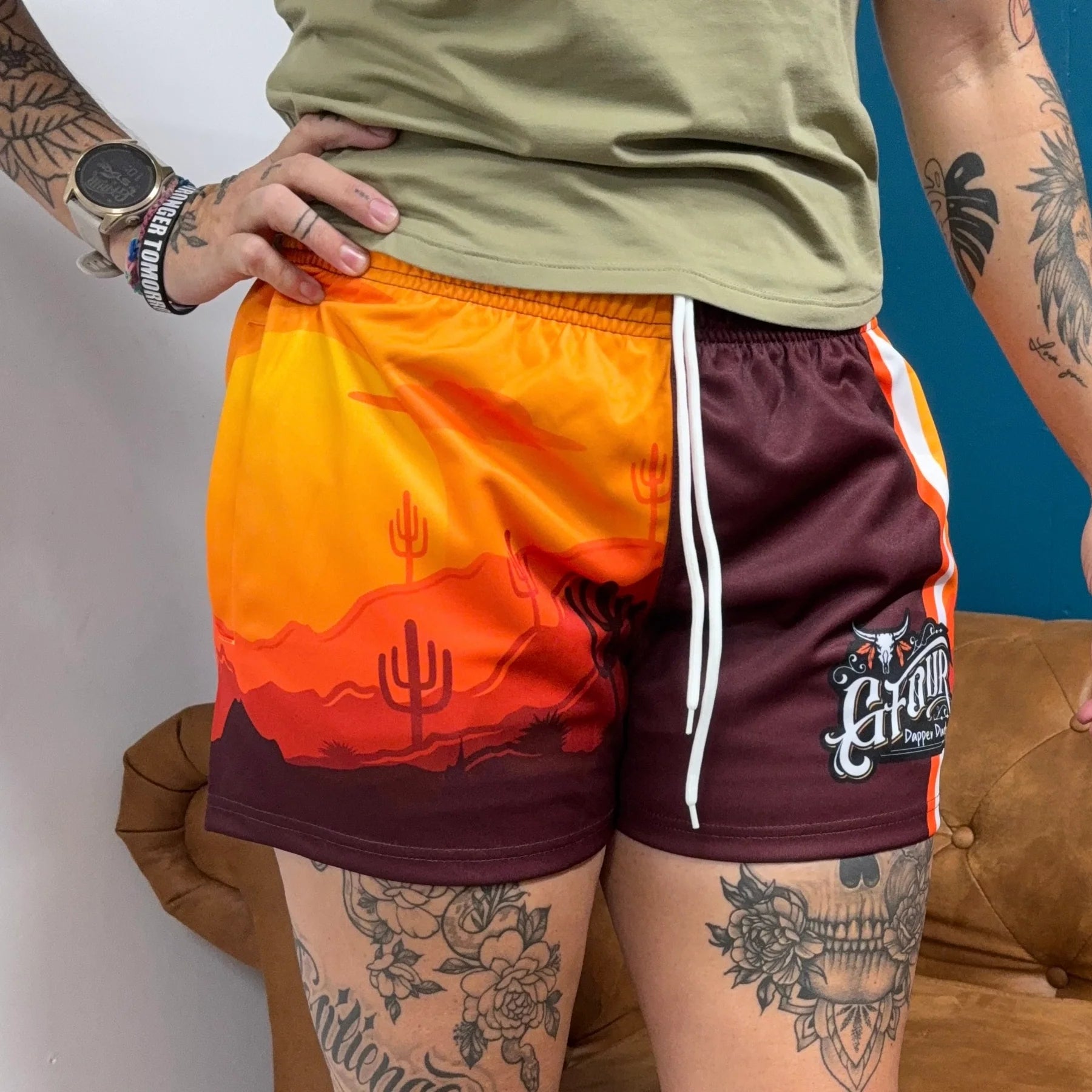 G Four Cactus Jack Shorts | Country Clothing - Footy Shorts | Saddleworld Ipswich