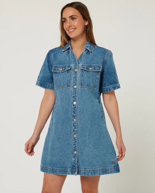 Pilbara Josie SS Denim Dress