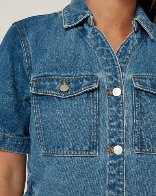 Pilbara Josie SS Denim Dress