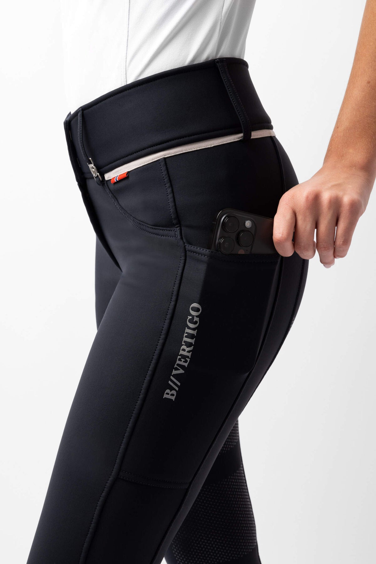 B Vertigo Elea Ladies Full Grip Breeches - Black Friday Sale