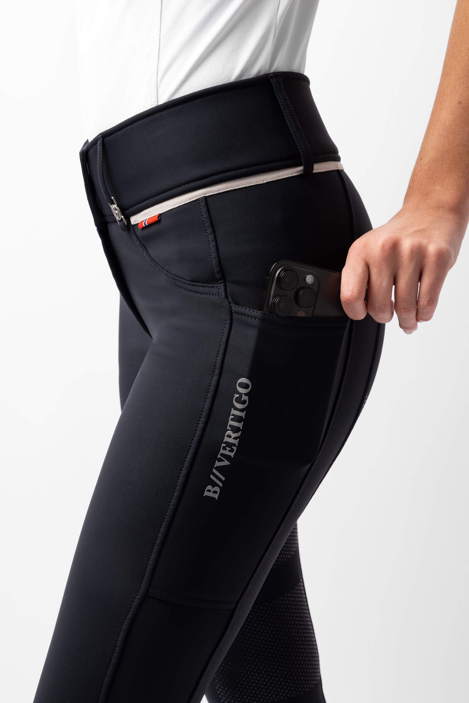 B Vertigo Elea Ladies Full Grip Breeches - Black Friday Sale
