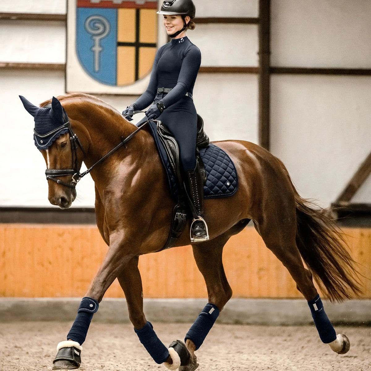 Waldhausen Saddle Pad Dressage Nepal Nightblue