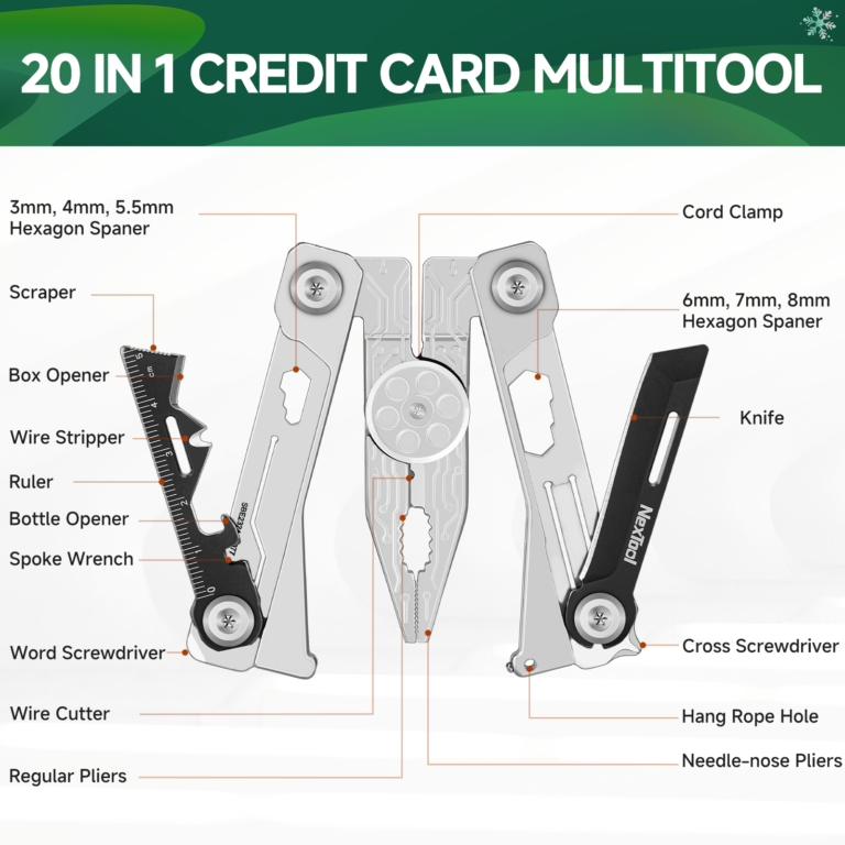 NexTool Mini Flagship Key Ring Multi-Tool | Giftware - Pocket Knife