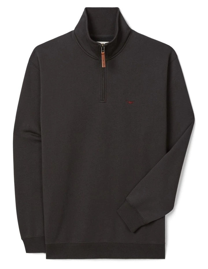 RM Williams Mulyungarie 1/4 Zip Sweatshirt - Winter Clearance