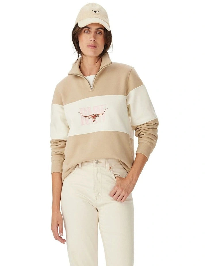 RM Williams Trickett Panel Sweatshirt - Winter Clearance