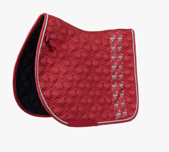 QHP Merry Christmas Saddle Cloth