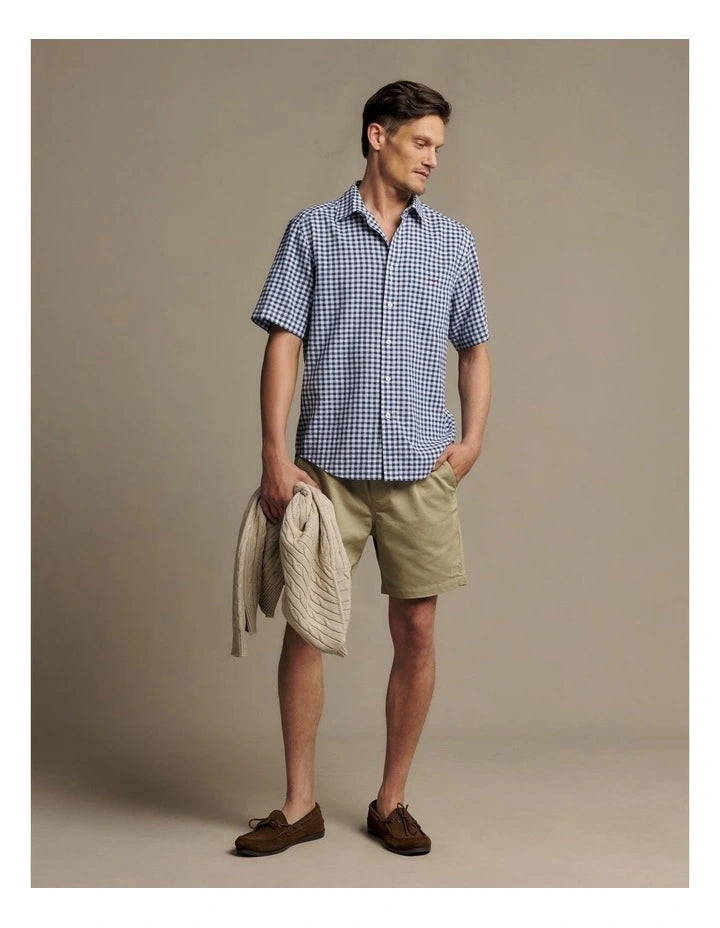 RM Williams Johnson Check SS Shirt