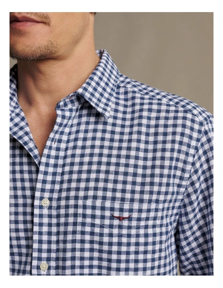 RM Williams Johnson Check SS Shirt