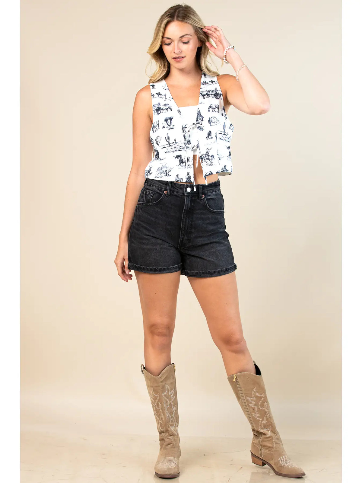 Bella Cowboy Friend Print Cowboy Print