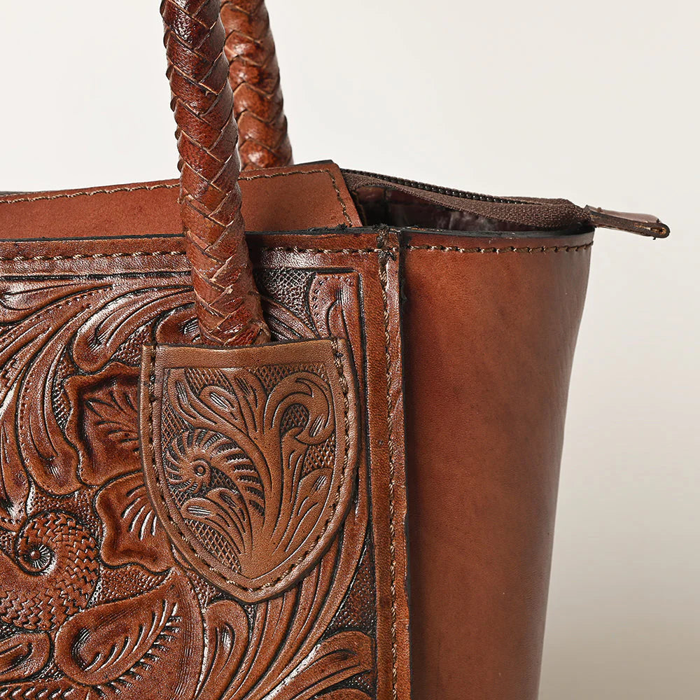 Ohlay Tote Genuine Leather Western Bag