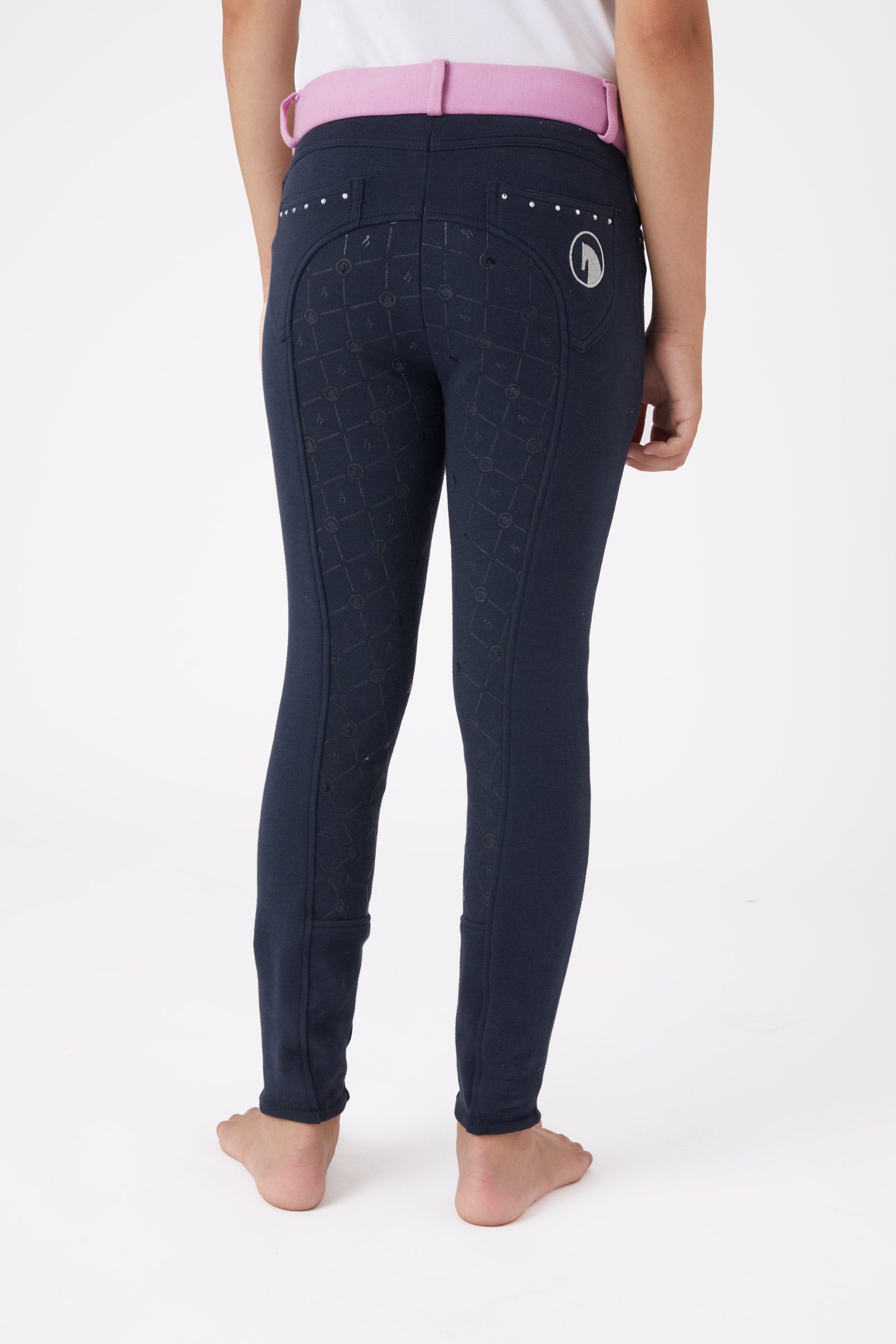 Horze Lilian Kids Full Seat Breeches - Black Friday Sales