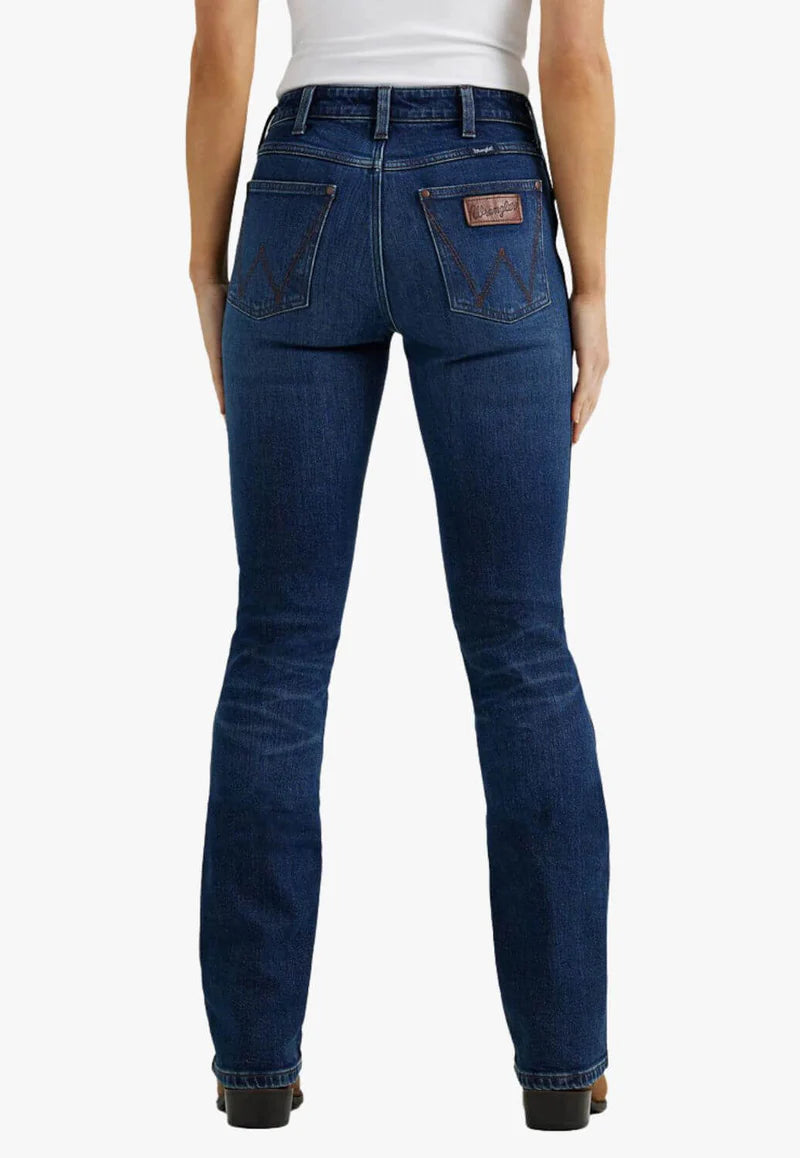 Wrangler Wmns Hi Rise Bootcut Jeans Isla - Christmas Sale