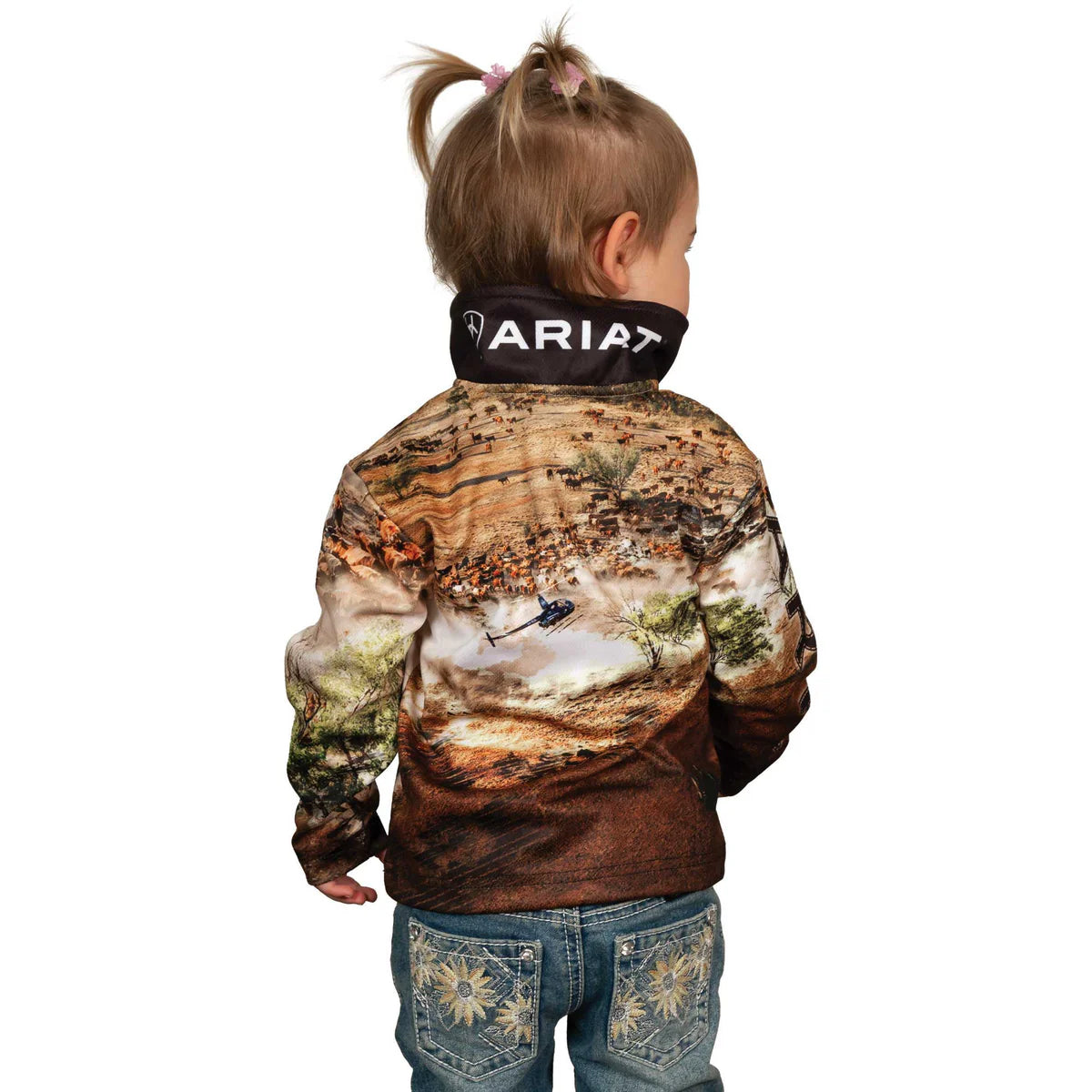 Ariat Kids Fishing Shirt Helimustering