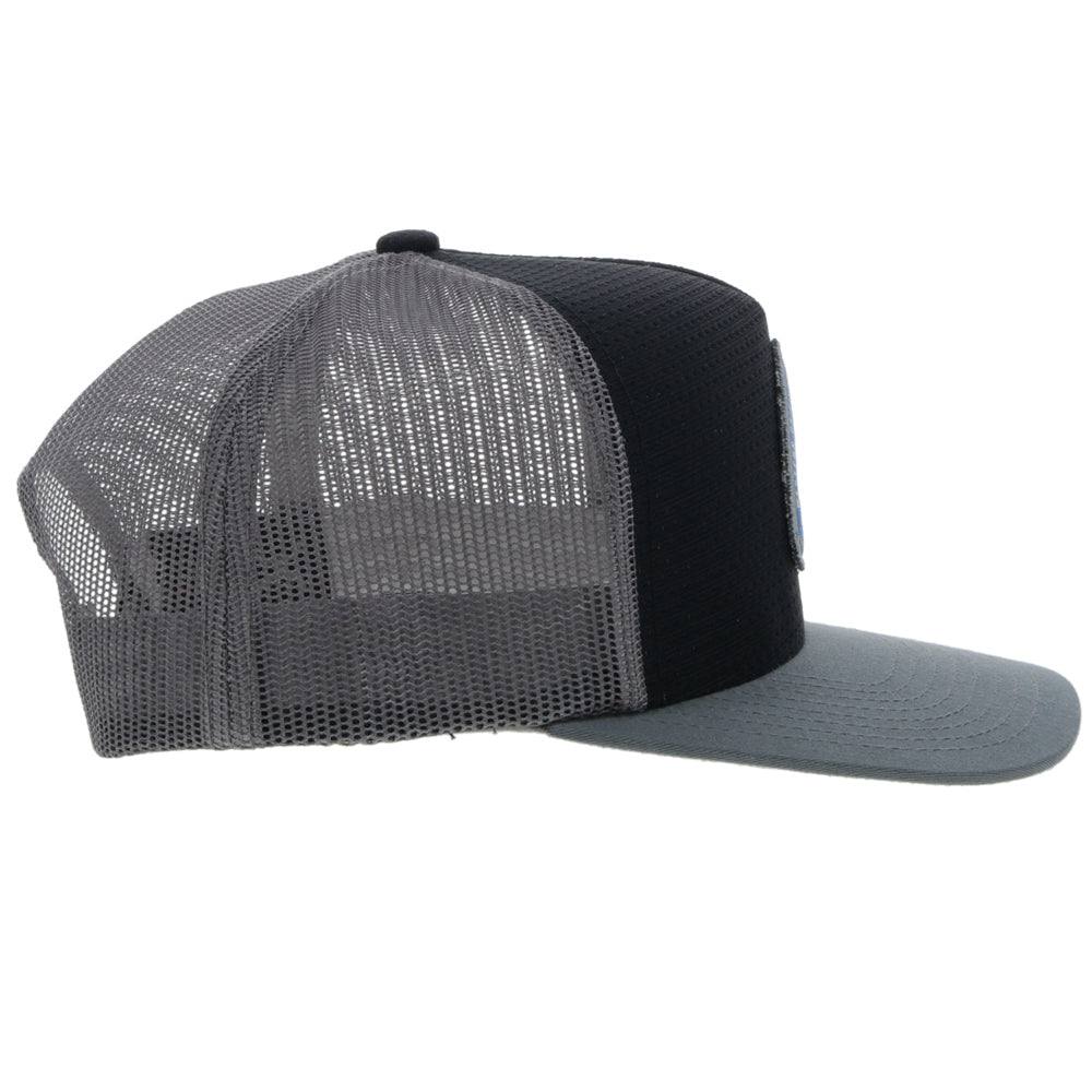 Hooey Summit Roughy Black Grey Trucker Cap