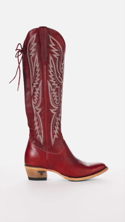 Lane Boots Lexington KH Corset - Smoldering Ruby