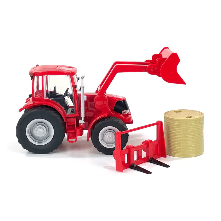 Big Country Toys Tractor and Implements Red