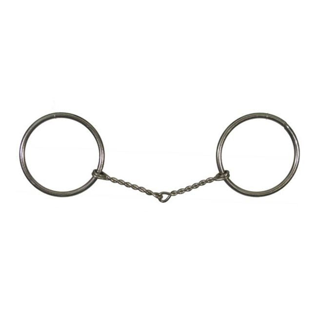 Showman Snaffle with Small Twisted Wire Mouth
