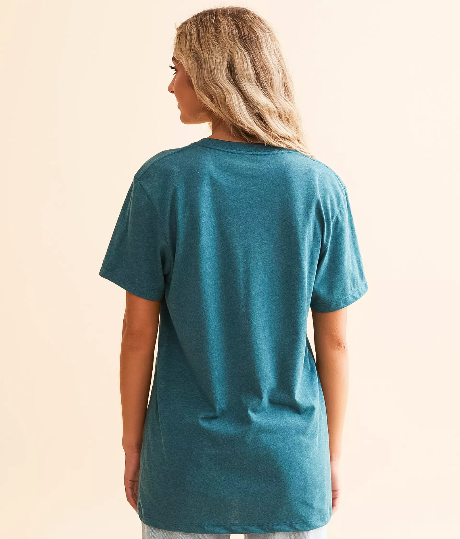 Ariat Wms Bison Ranch SS Tee Deep Sea Heather - Clearance