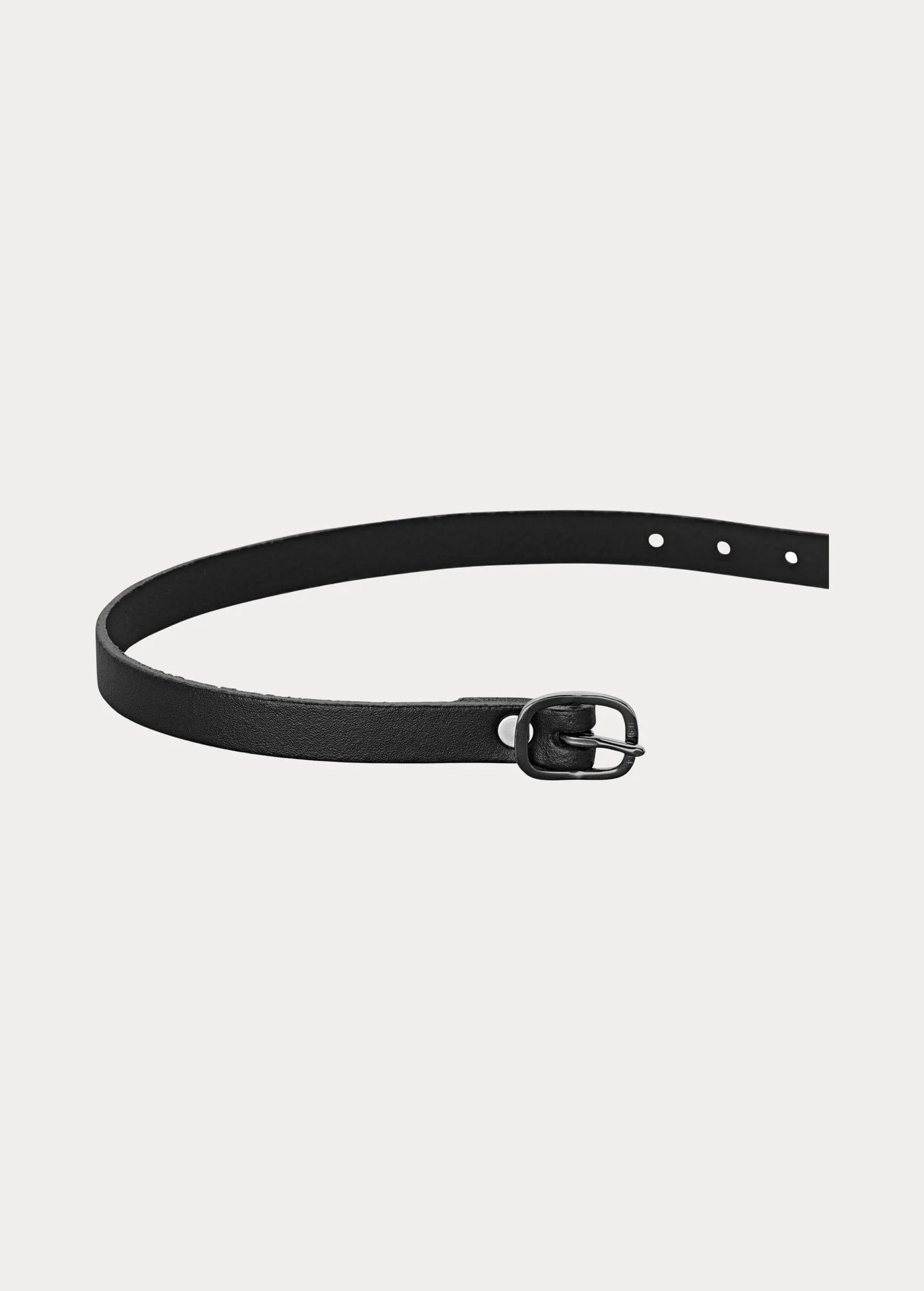 Sprenger Spur Straps Leather Black 45cm