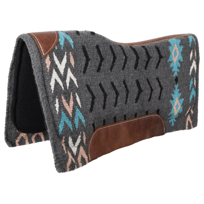 Showman Wool Woven Contoured Saddle Pad