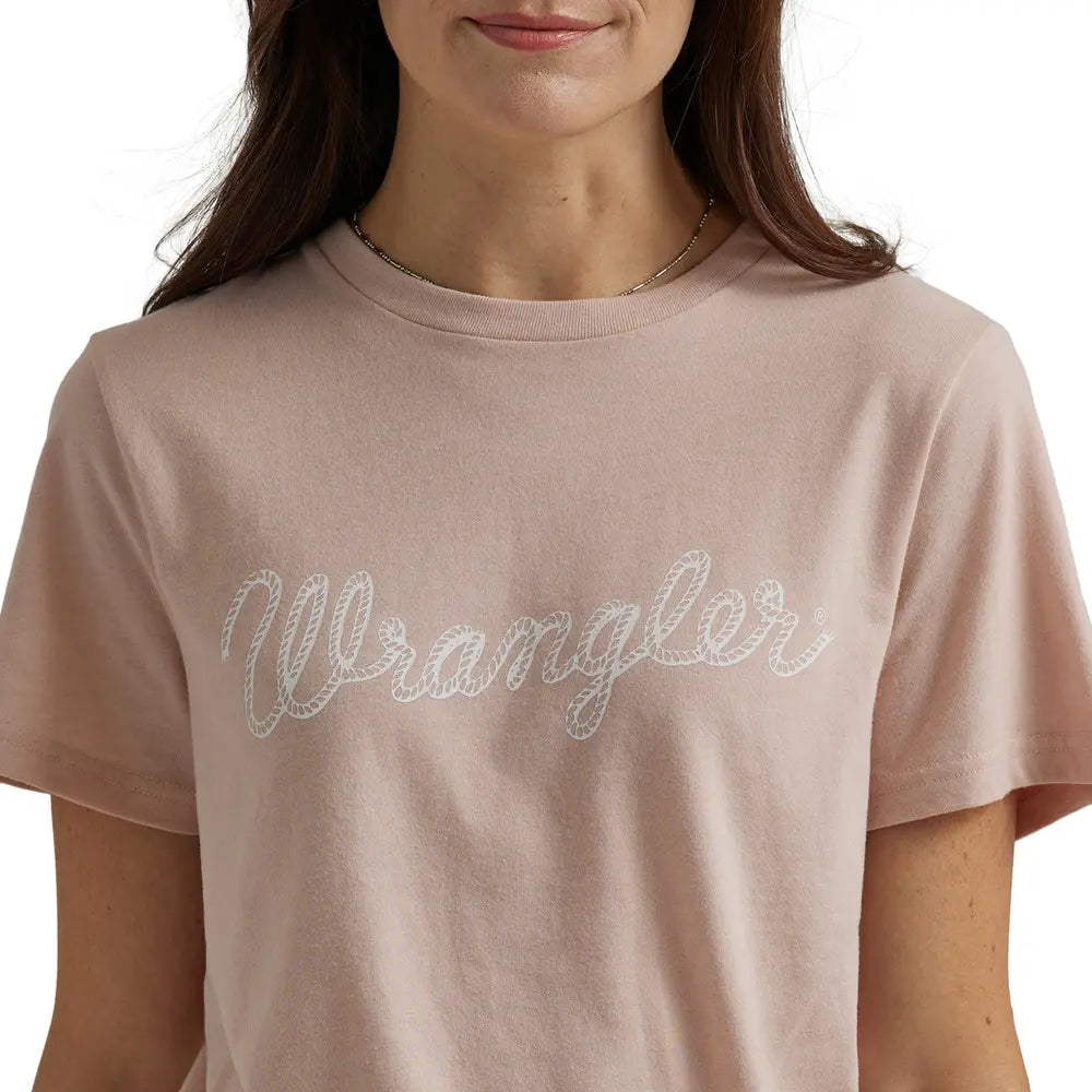 Wrangler Q Wmns Peach Whip SS Tee