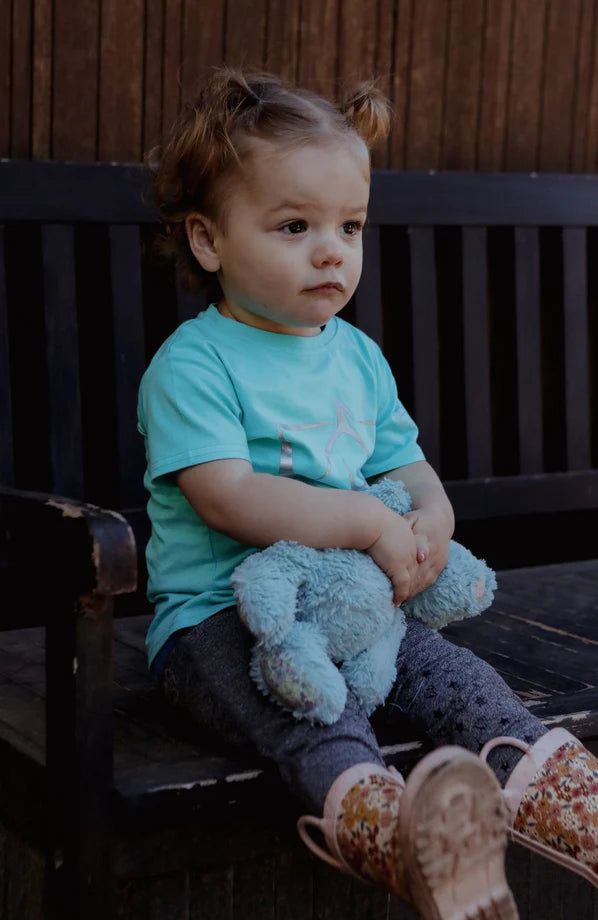 Bare Babes T Shirt - Twilight Teal