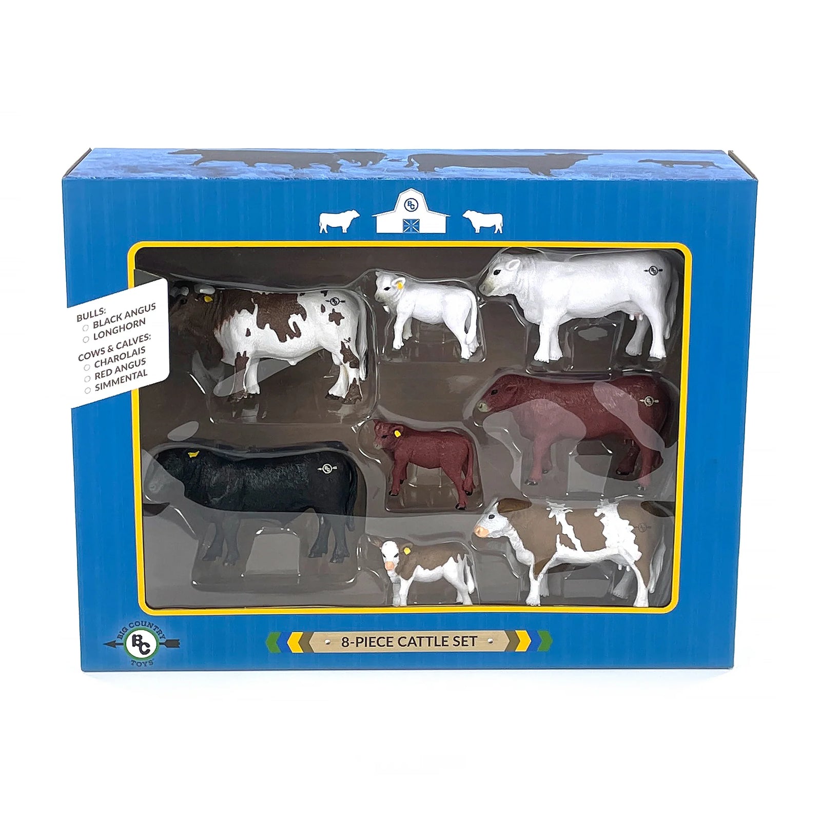 Big Country Toys - 8 Piece Cattle Set | Giftware - Toys | Saddleworld Ipswich
