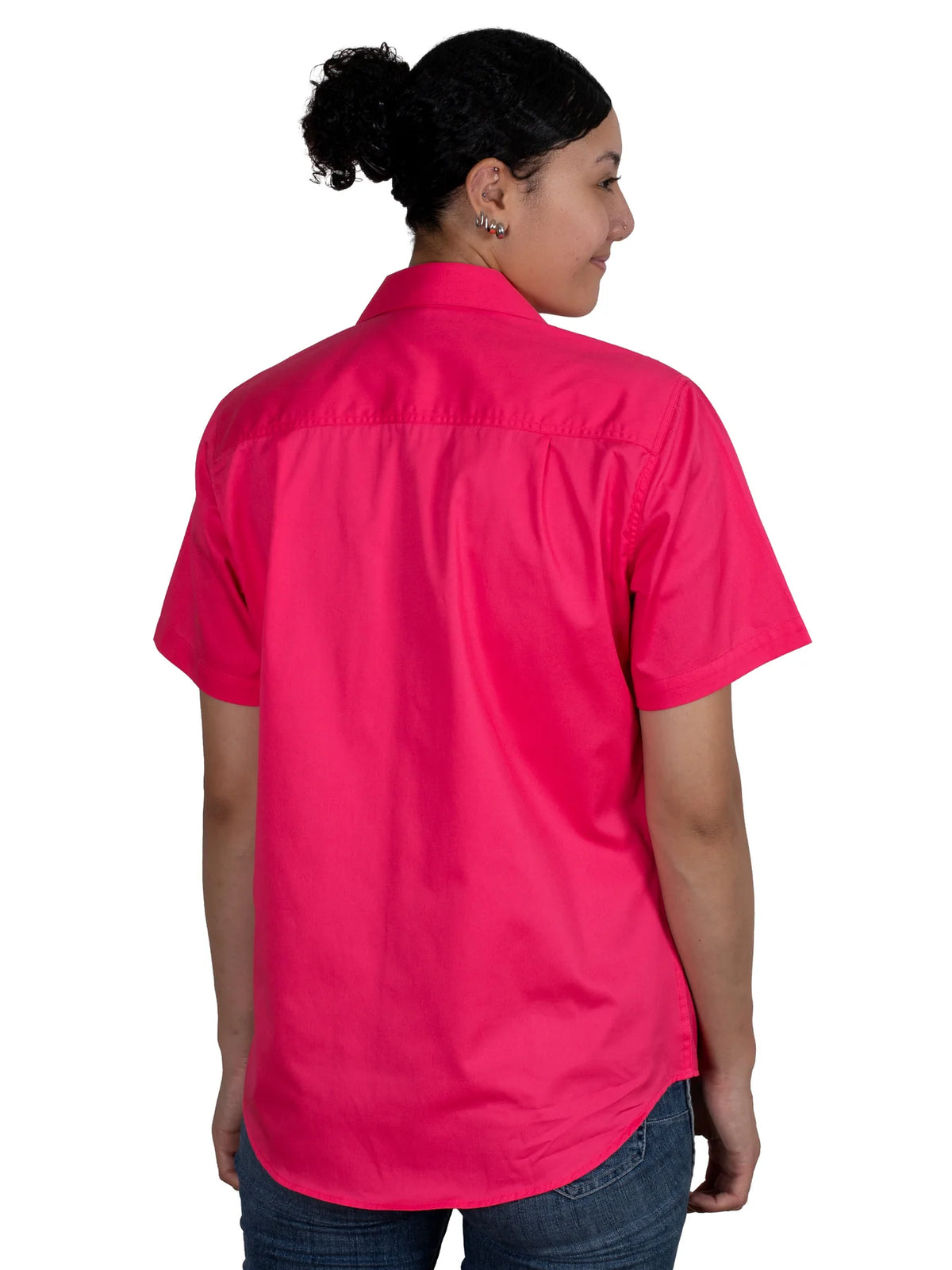 Just Country Wms Maggie Short Sleeve Full Button Workshirt - Workshirt Sale