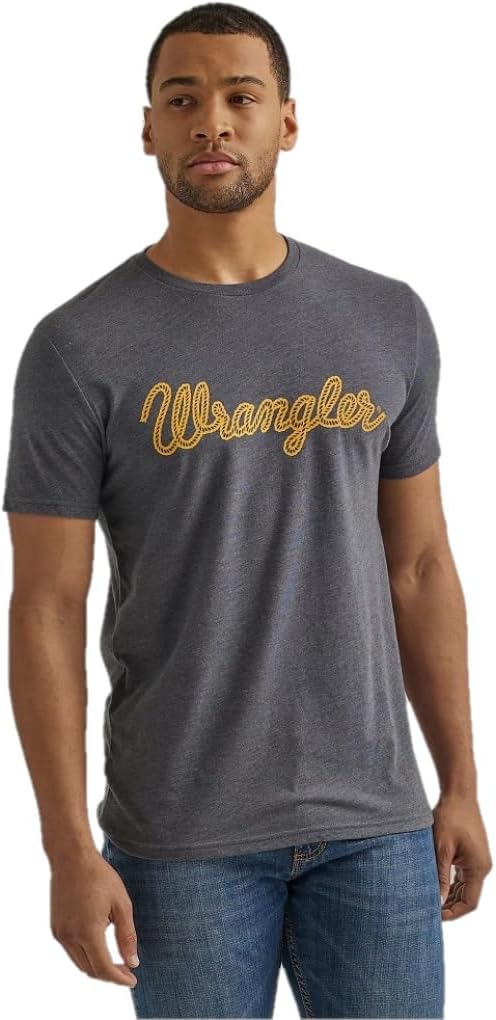 Wrangler Mns Rope Logo Short Sleeve Graphic T Shirt