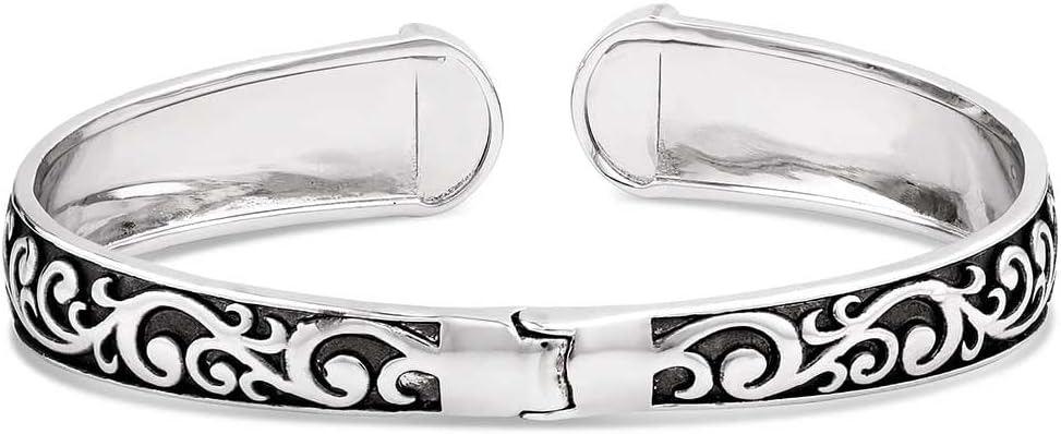 Montana Silversmiths Bracelet Wmns Heavenly Waters Hinged