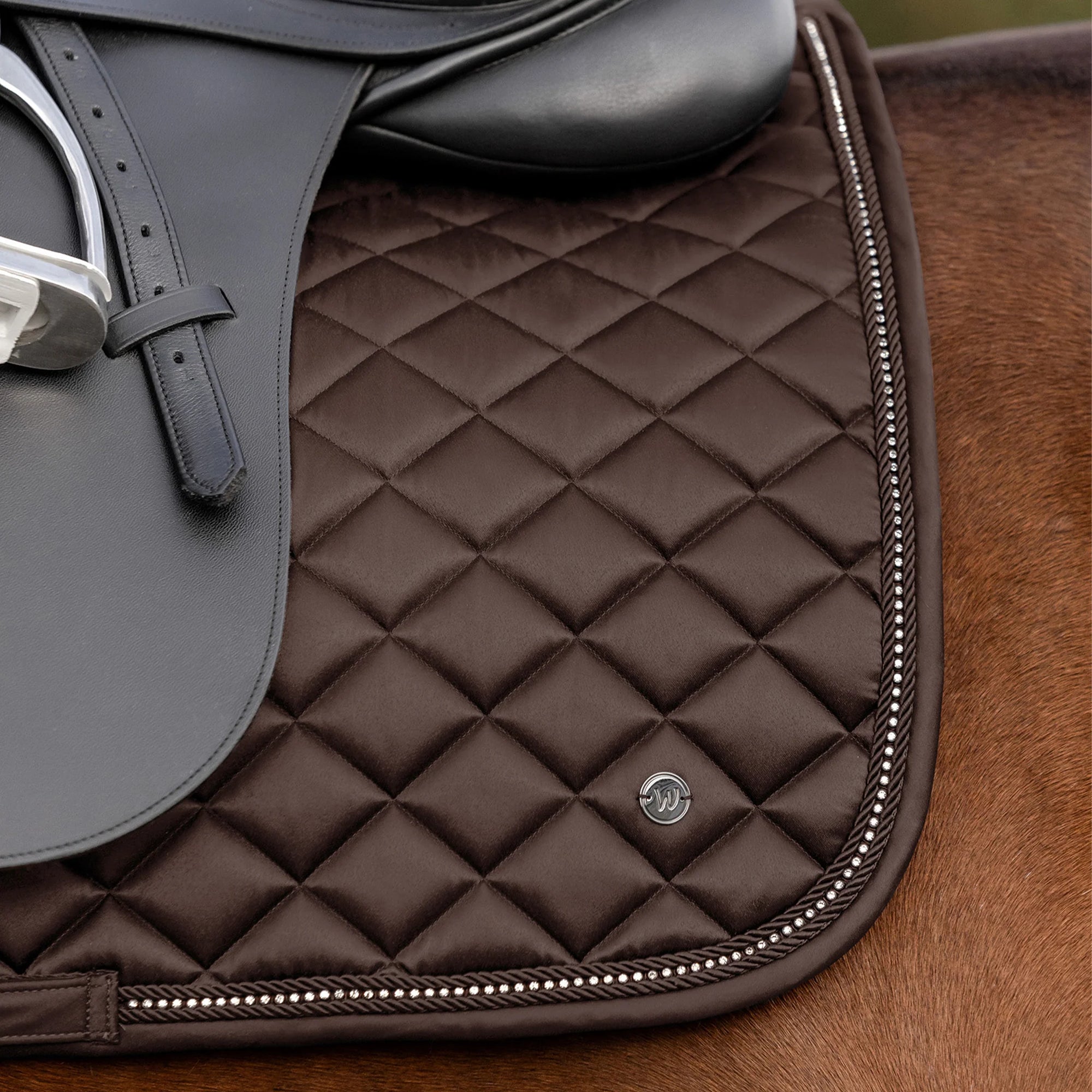 Waldhausen Saddle Pad Dressage Nepal Brown