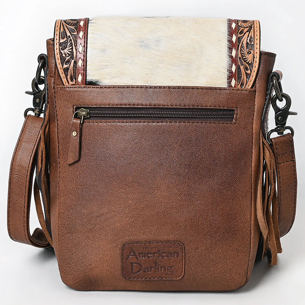 American Darling Messenger Genuine Western Leather Bag