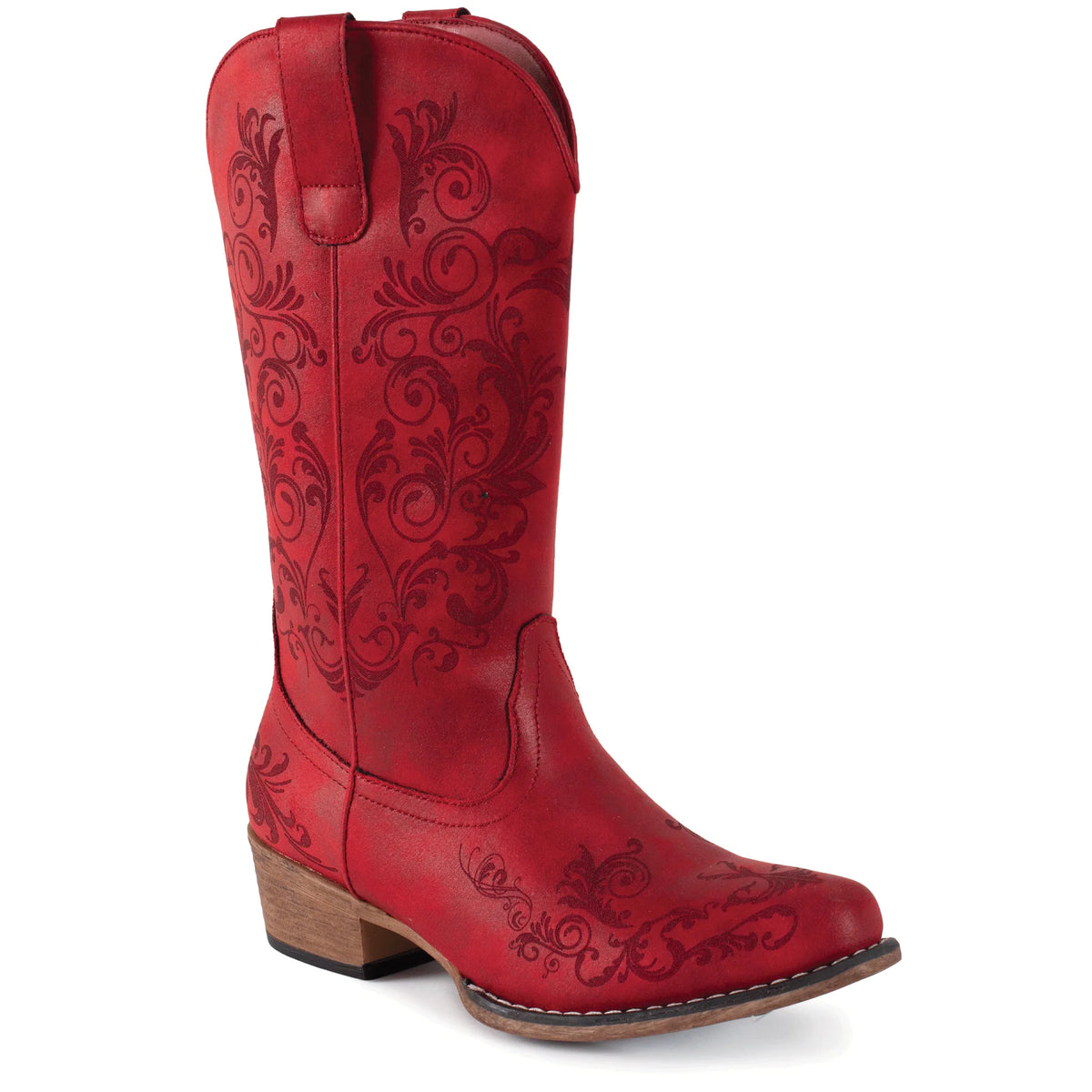 Roper Wms Tall Stuff Red