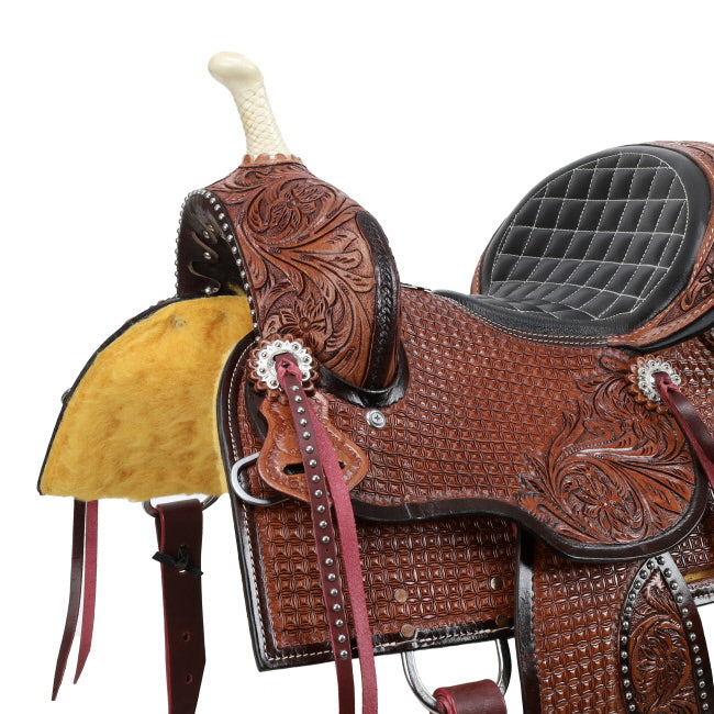 Double T Jude Barrel Style Saddle - 12 Inch