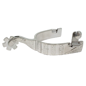 Stainless Steel Brushed All Round Spurs